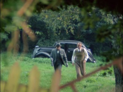[dog barking] - Agatha Christie's Poirot