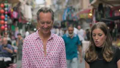 [dog barking] - Write Around the World with Richard E Grant