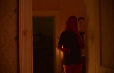 - (DOG BARKS SOFTLY)
- You scared us. - Nitram
