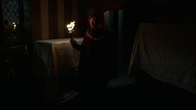 [Dog howling in the background] - The Tudors