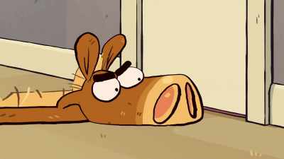 - DOG: [panting]
[spits] - It's Pony