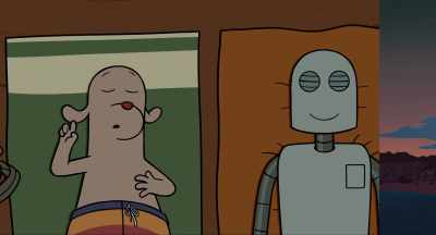 [Dog, pigs gasp] - Robot Dreams
