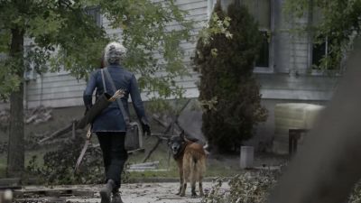 [Dog whines] - The Walking Dead