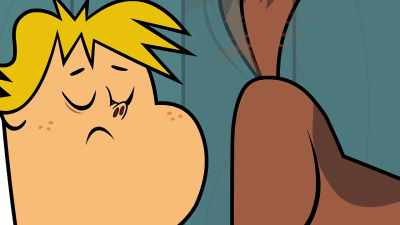 (Dog whines)
- (Sniffs) - Total DramaRama