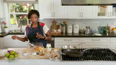 [dogs barking] - Selena + Chef