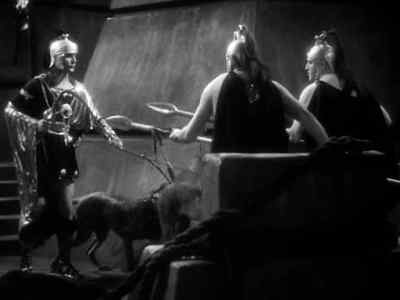 [dogs growling] Stop there! - Cleopatra