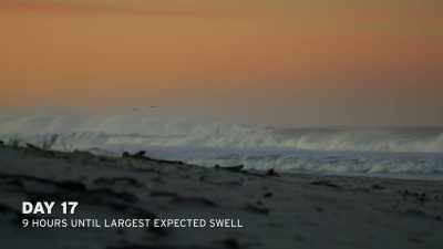 Doing a little surf check, - Edge of the Earth