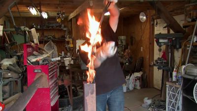 Doing this is about
as nerve-wracking as it gets. - Forged in Fire