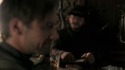 - Dolores, why don't you play a hand? - Westworld