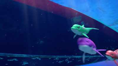 [dolphin squeaking in alarm]] - Barbie: Dolphin Magic