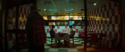 - [Dom] Late-night Morley's.
- [vehicle passes] - Rye Lane