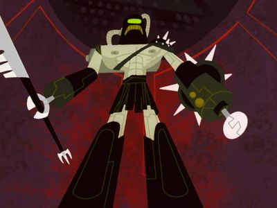 Dome of doom, once more
have you summoned me. - Samurai Jack