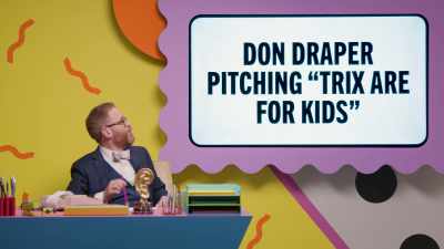 Don Draper pitching "Trix are for kids." - Make Some Noise