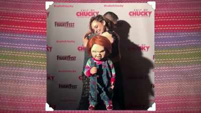 - Don Mancini is maybe
my closest friend. - Living with Chucky