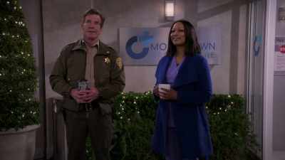 -[Don sighs]
-[Nancy chuckles] - Merry Happy Whatever