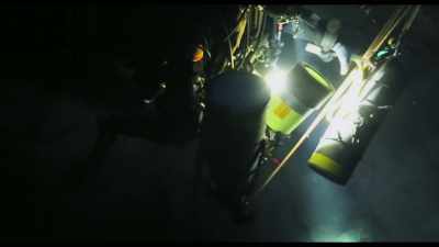 [Don] Two hours into the dive, I was back up to about 46 metes where there was cylinders. - Dave Not Coming Back