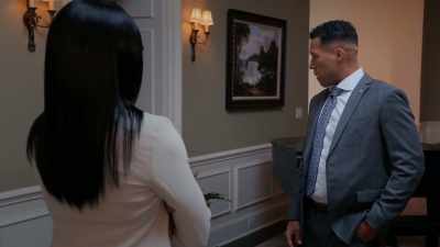 Donald: I, uh...
Victoria: "I, uh..." - Tyler Perry's The Oval