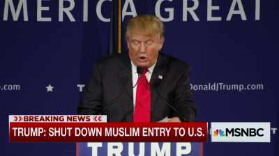 "Donald J. Trump is calling
for a total and complete shutdown - Get Me Roger Stone