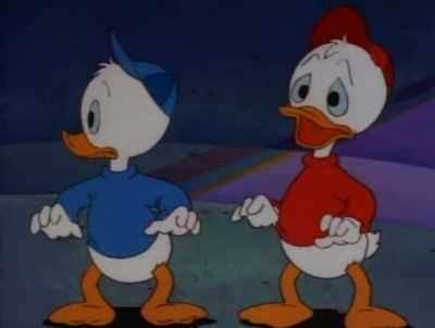 [Donald muttering, grunts] - DuckTales