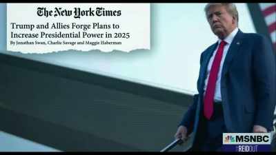 - Donald Trump is openly
running a campaign on autocracy. - Police State
