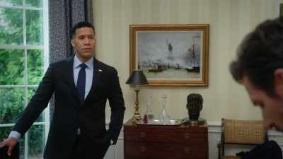 DONALD: WELL...HERS IS
A BIT MORE SENSITIVE. - Tyler Perry's The Oval