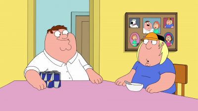 -Done!
-Wow, Dad, that was pretty cool. - Family Guy