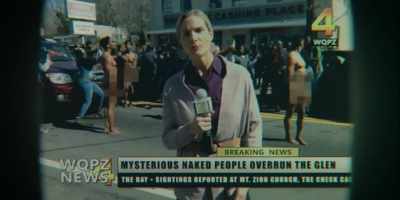 Donna Kelley here reporting live
from an absolutely outrageous scene. - They Cloned Tyrone