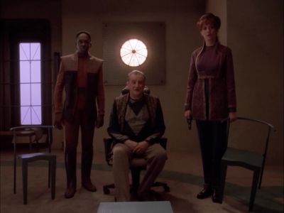 Don't be afraid.
You're not in danger here. - Star Trek: The Next Generation