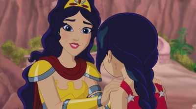 Don't be scared.
There aren't any monsters, see. - DC Super Hero Girls: Legends of Atlantis