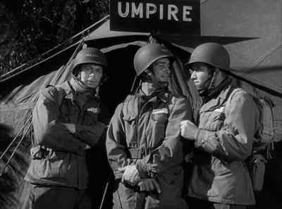 Don't be surprised
if he comes out
a Brigadier General. - Jumping Jacks