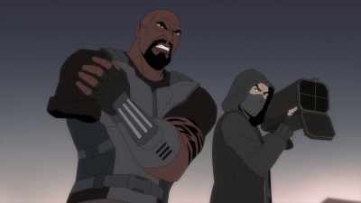 Don't bother.
Where he's headed, there's no coming back. - Deathstroke: Knights & Dragons - The Movie