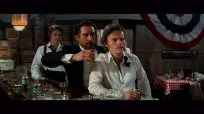 Don't cause any kind of problem, huh? - The Deer Hunter