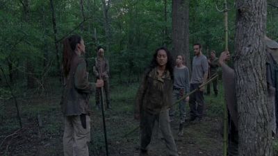 Don't come here again. - The Walking Dead