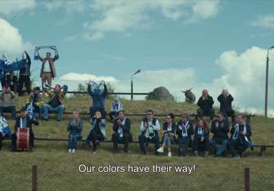 - Don't cross the line.
- Some goddamn donkey! - EO