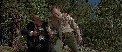 Don't you dare There's a scout on that bridge - Bushwhacked