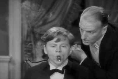 Don't draw the cigar smoke in,
Mr. Moran. - Babes in Arms