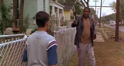 Don't ever disrespect
a man's property. - Jason's Lyric