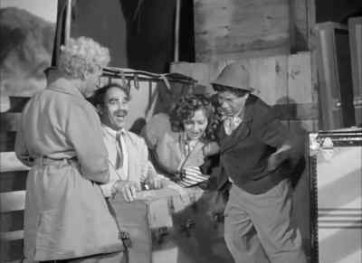 Don't you fellas know better
than to open a trunk without knocking? - A Night in Casablanca