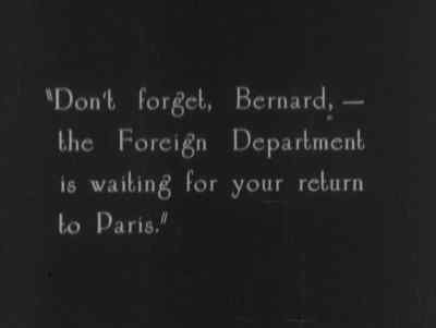 "Don't forget, Bernard,
the Foreign Departament - Zaza