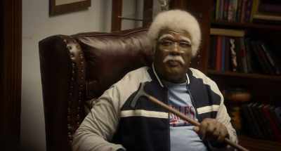 - Don't get gutted up in here.
- Right. Like a fish. - Boo! A Madea Halloween