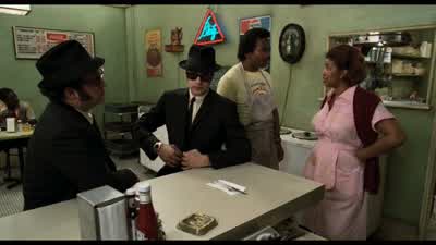 Don't get riled sugarDon't you don't get riled sugar meNow you not going back on the road no moreAnd you ain't playing any more two bit sleazy divesYou're living with me nowAnd you're not gonna go sliding aroundwith your old white hoodlum friendsBut babes - The Blues Brothers