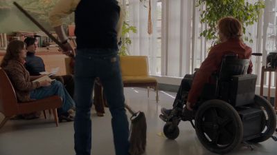 Don't get urine in the picture - Don't Worry, He Won't Get Far on Foot