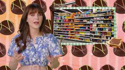 Don't get me wrong,
I'm not opposed to hitting - What Am I Eating? With Zooey Deschanel