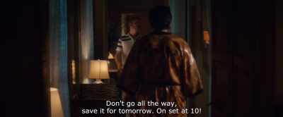 Don't go all the way,
save it for tomorrow. On set at 10! - Paris Pigalle