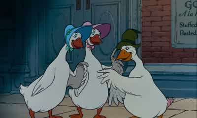 Girls don't shush your old Uncle WaldoWhy you'll wake up the whole neighbourhood - The Aristocats