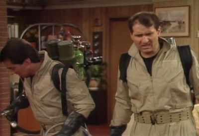 Don't go upstairs.
We set off some bombs. - Married... with Children
