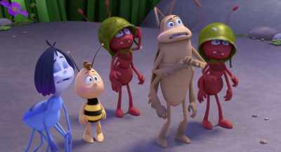 Don't grab their feelers.
Steer by leaning your body. - Maya the Bee: The Honey Games