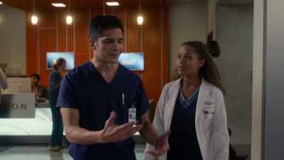 Don't we have to --
Maybe he said something, - The Good Doctor