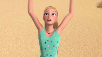 Don't hurt them!
They're my friends! - Barbie: A Touch of Magic