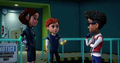 Don't know. Nabbed it from a SWAMP goon
during the convoy. - Spy Kids: Mission Critical
